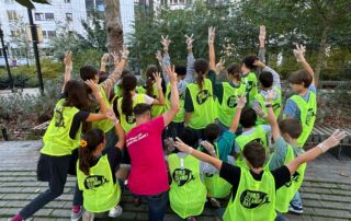 Elèves pour le World Clean up day